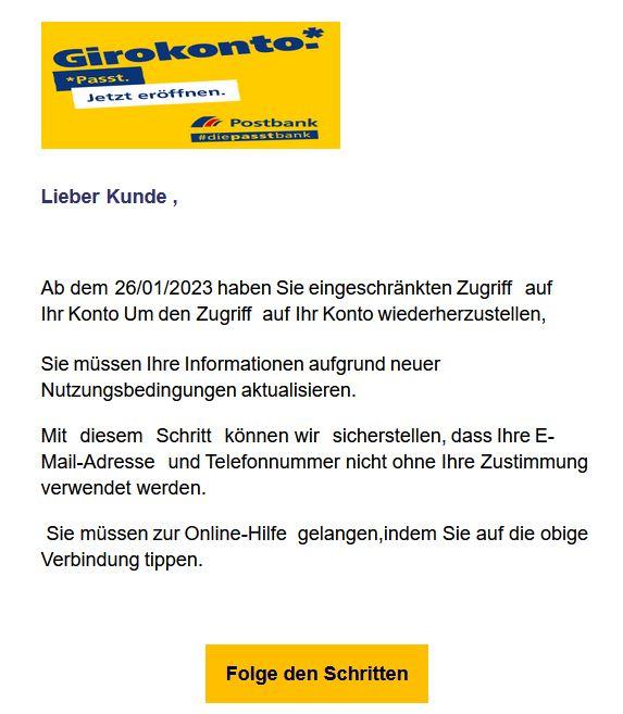 Phishing Postbank