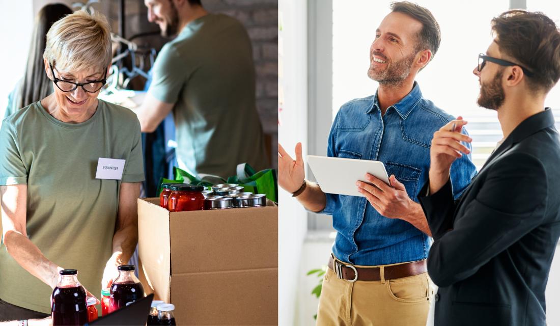 Ehrenamt und berufliche Besprechung