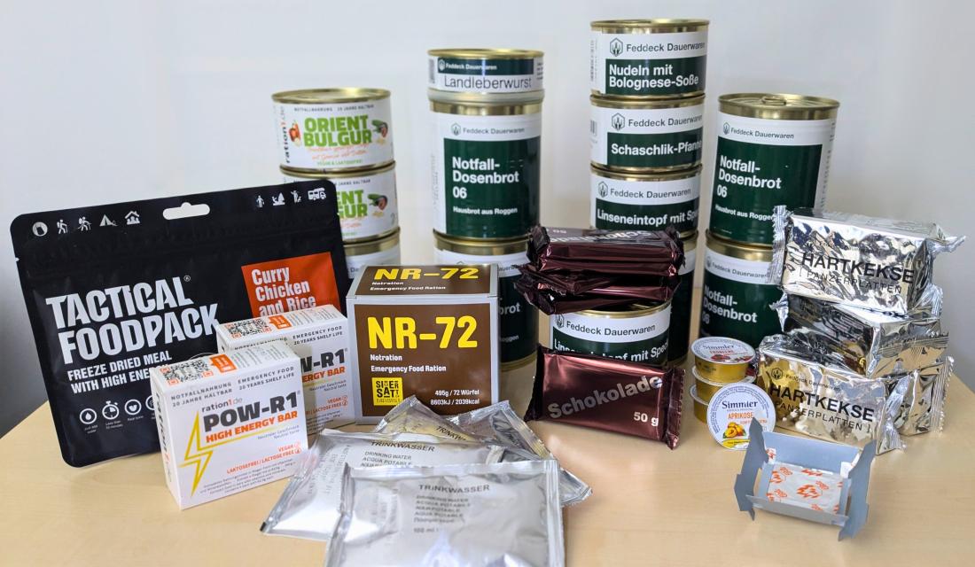 Notfallvorrat Lebensmittel
