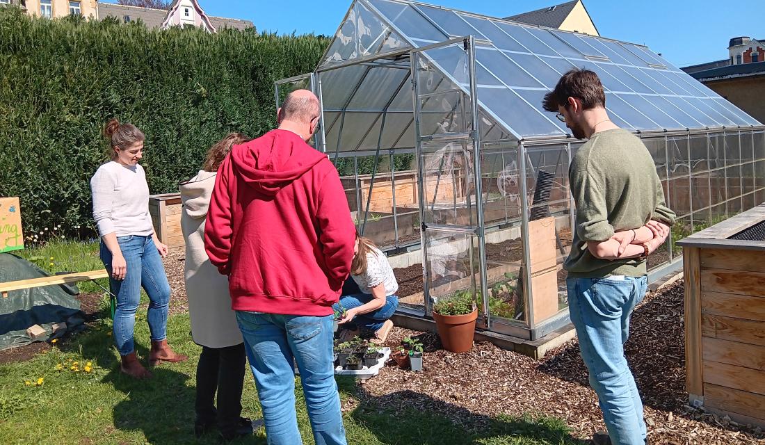 Kreislaufwirtschaft im Mitmachgarten Lengenfeld