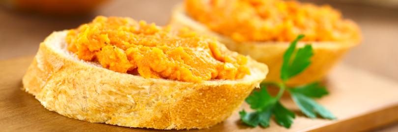 Brot mir Gemüseaufstrich