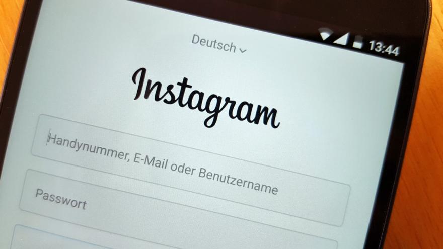 Das Starbild der Instagram-App auf einem Android-Smartphone.