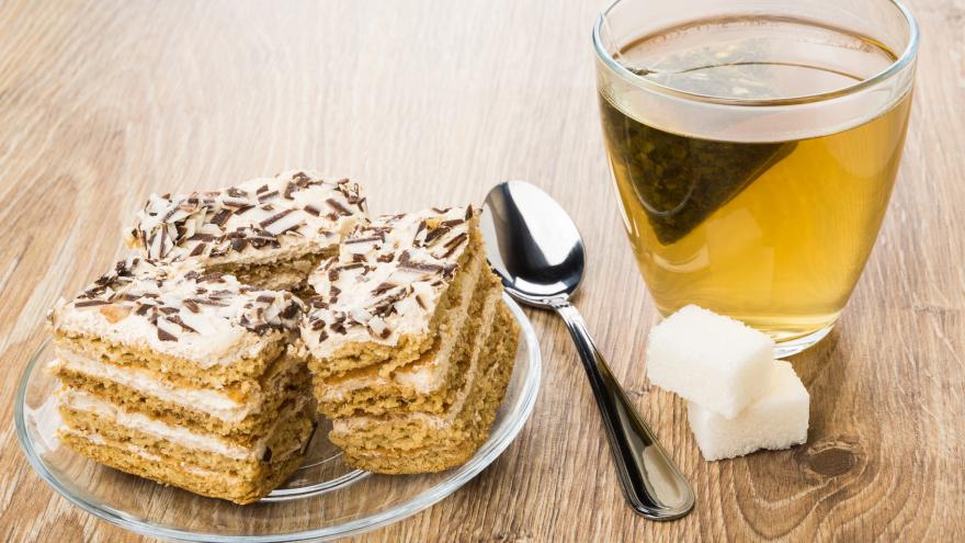 Kuchen und Tee