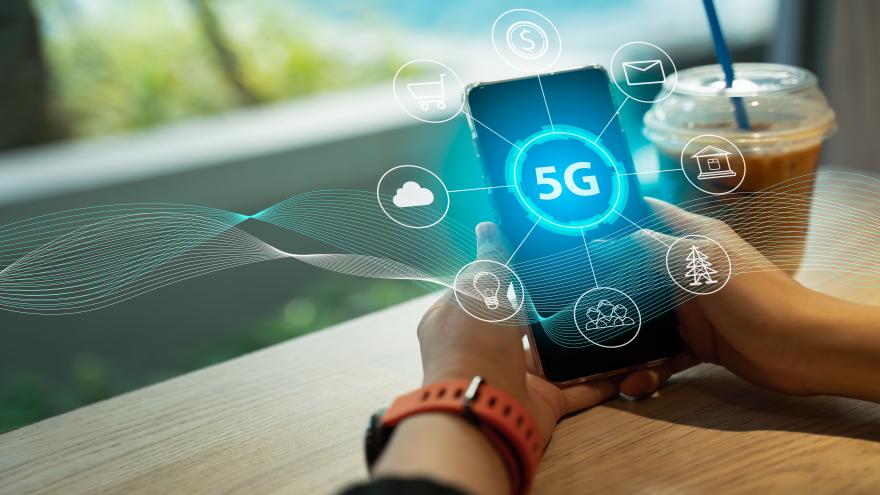 5G Mobilfunk auf Smartphone