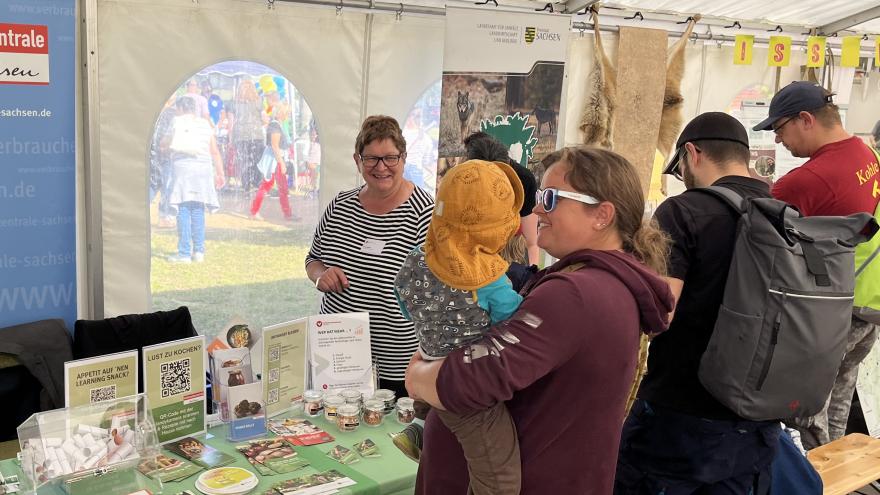 Die Verbraucherzentrale Sachsen auf dem Landeserntedankfest