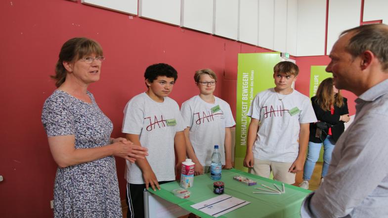 Schüler*innen der Klimaschule Hülßegymnaisum Dresden