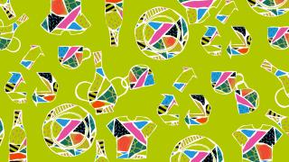 Mustercollage Upcycling: Teller,Tasse,Shirt,Flasche & Vase