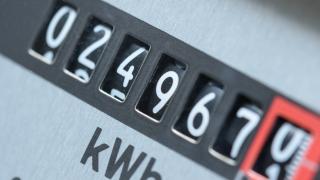 Stromzähler in der Nahaufnahme